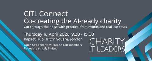 Banner for CITL Connect: Co-creating the AI-ready charity